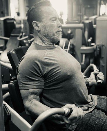 Entrenamiento de Arnold Schwarzenegger en la actualidad