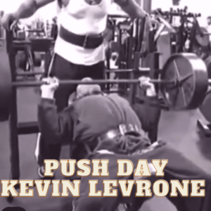 Entrenamiento de empuje con Kevin Levrone 2024