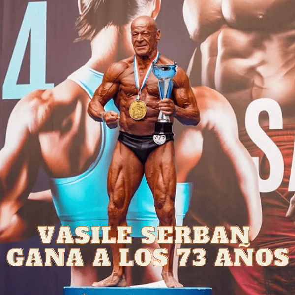 Vasile Serban gana un campeonato de culturismo a los 73 años