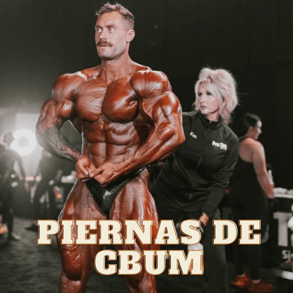 Chris Bumstead piernas a 10 semanas del Olympia.