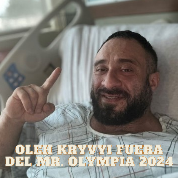 Oleh Kryvyi fuera del Mr. Olympia 2024