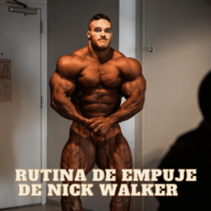 Rutina de empuje de Nick Walker a 7 semanas del Olympia